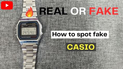 how do i know if my casio watch is fake|casio watches genuine.